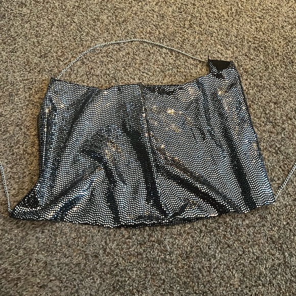 SHEIN open back chain sequin halter top - Picture 1 of 3